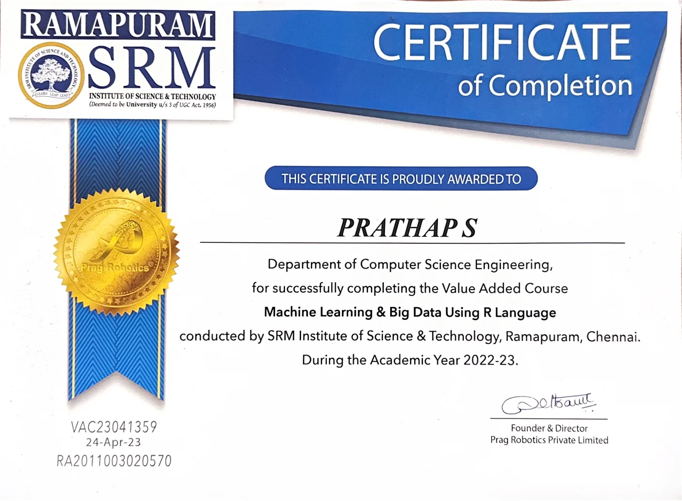 Machine Learning & Big Data Using R Language